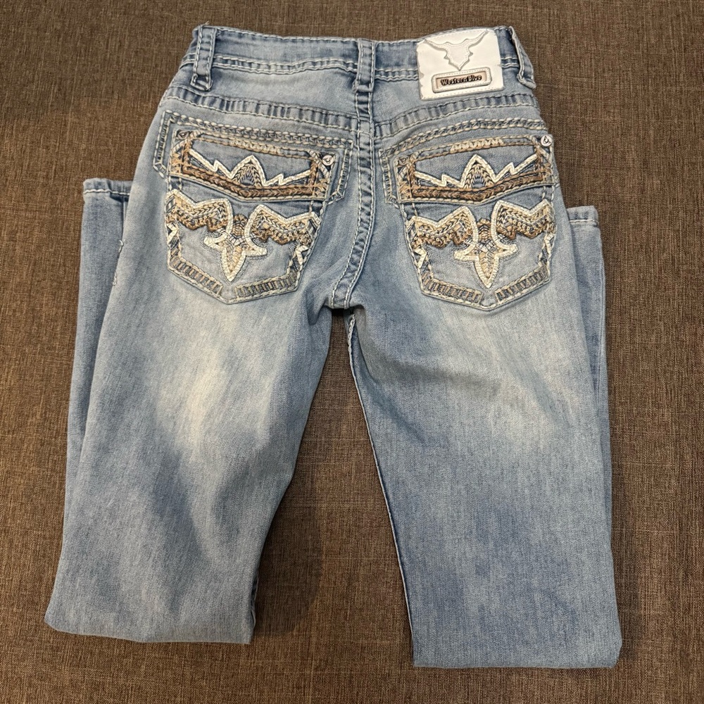 Western Blue Denim Boot Cut men’s jeans 26x30